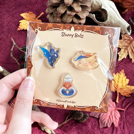Starry Bats - PIN PACK